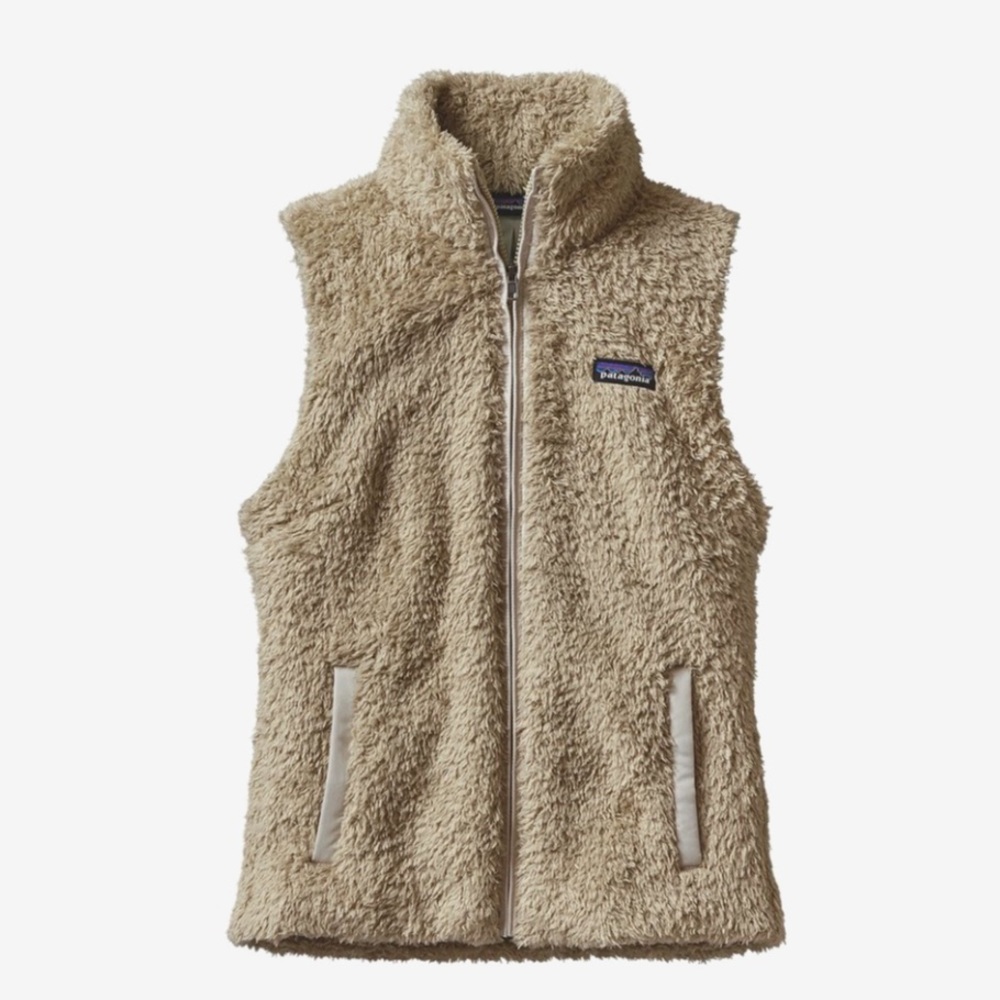 Patagonia Los Gatos fleece vest size S khaki
